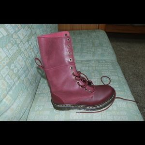 Dr Martens Hazil Womens  - Cherry Red